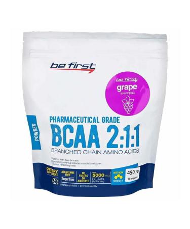 Be First BCAA BCAA 2 1 1 Powder 450 GR pineapple - Buy Online on GoSupps.com