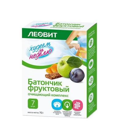 LEOVIT We lose weight in a week Batonchik "Cleaning Complex" 7pcs