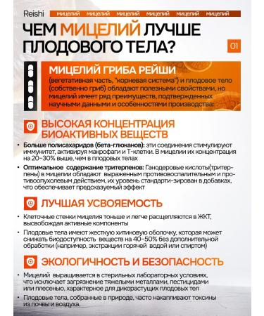 NSOrganic Reishi Linji mushroom in capsules 120 pcs 500 mg - Buy Online on GoSupps.com