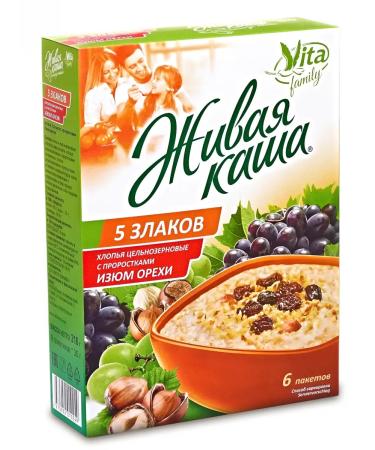 bee lab Porridge 5 cereals with raisins and nuts 2 pcs - Buy Online on GoSupps.com