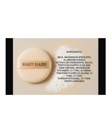 BEAUTY GLAZED Facial powder matting crumbly mineral make up - Buy Online on GoSupps.com