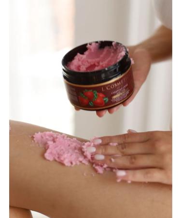 LCOSMETICS Body scrub anti -cellulite sugar strawberries 260 gr - Buy Online on GoSupps.com