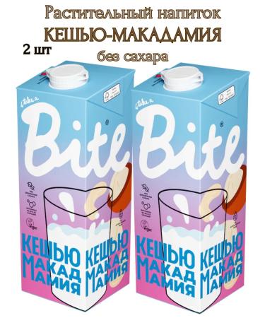 Bite Plant drink "cashew-macadamia" 2pcs* 1 liter