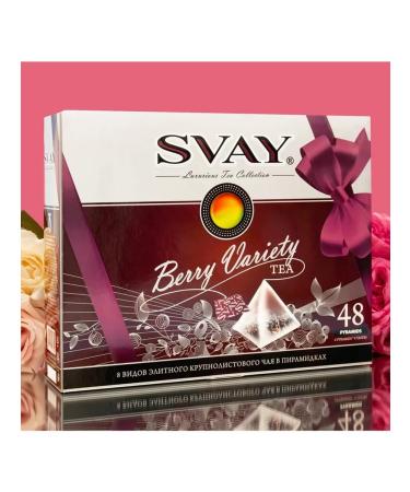 SVAY Tea assorted Berry Variety pyramids 114 g - Buy Online on GoSupps.com