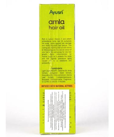 Ayusri Hair oil amla 200 ml - Buy Online on GoSupps.com