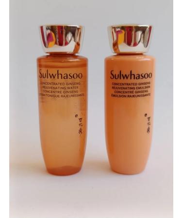 Sulwhasoo Concentrated toner + emulsion with ginseng peptides - Buy Online on GoSupps.com