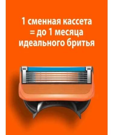 Gillete Fusion5 replaceable cassettes for men's razor 8 pcs - Buy Online on GoSupps.com