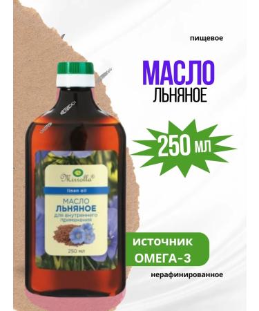 Mirolla Unrefined linseed oil 250 ml