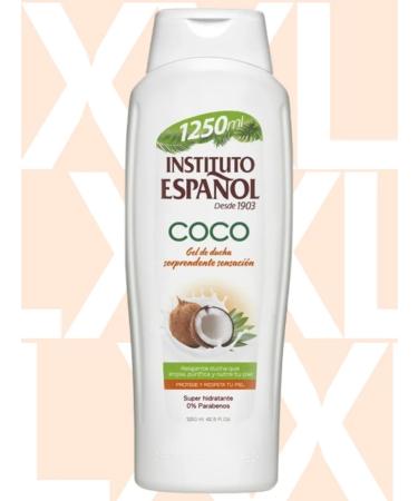 INSTITUTO ESPANOL Shower gel cream moisturizing coconut extract 1250 ml - Buy Online on GoSupps.com
