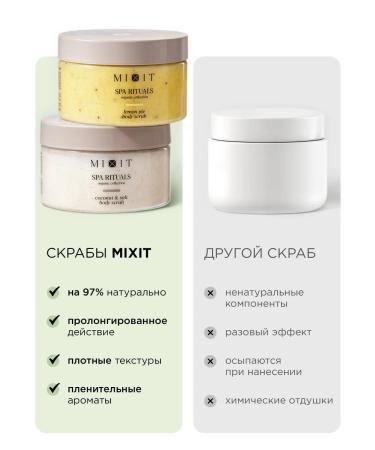 MIXIT Spa Ritual's Anti-Cellulite Salt Body Scrub Set (2 pcs) - Buy Online on GoSupps.com