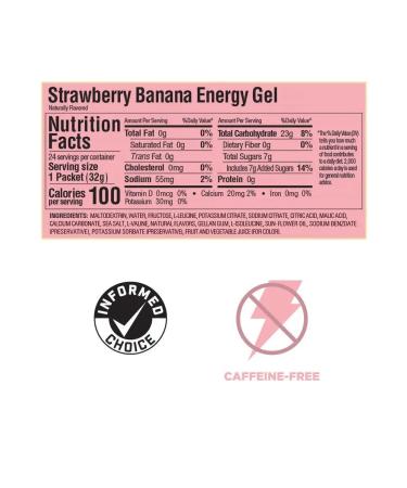 GU Energy Labs Energy gel GU Strawberry-Banan 10 x 32 g - Buy Online on GoSupps.com