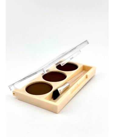 Kiwi Eyebrow shadows black and brown waterproof - Buy Online on GoSupps.com