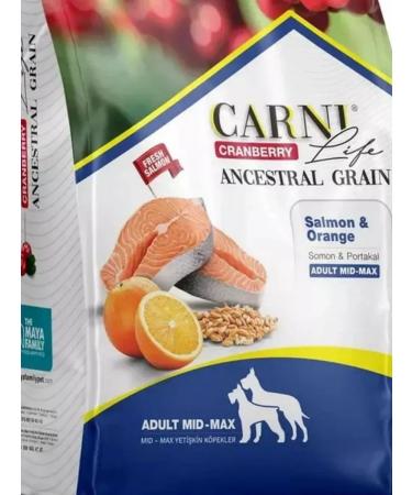 CARNI LIFE For medium and large dogs - salmon orange cranberries 2.5 kg - Buy Online on GoSupps.com