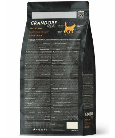 Grandorf Dry Fresh food for large cats lamb and battting 2kg - Buy Online on GoSupps.com