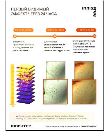 Innisfree Cream with vitamin C and green tea enzymes - Buy Online on GoSupps.com
