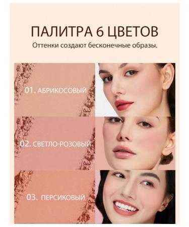 OTWOO Palette of blush in a shade of 06 Howthorn (pearly-pink) - Buy Online on GoSupps.com