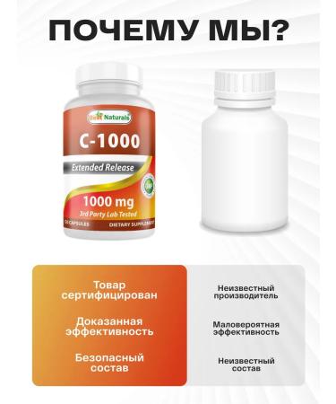 Best Naturals Vitamin C 1000 mg - Buy Online on GoSupps.com