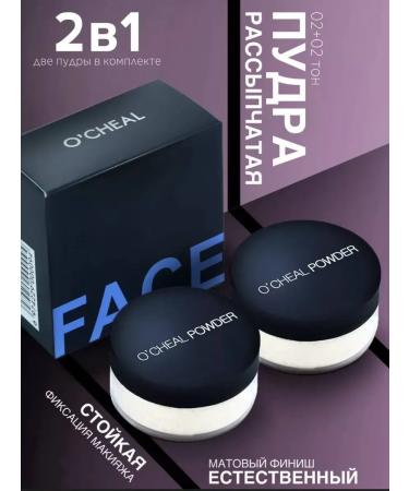 Face powder matting tone 01 set 2 pieces