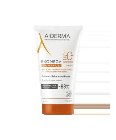ADERMA Exomega Control SPF50+ softening sunscreen 150ml - Buy Online on GoSupps.com