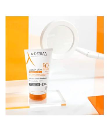 ADERMA Exomega Control SPF50+ softening sunscreen 150ml - Buy Online on GoSupps.com