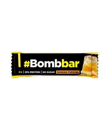 BombBar Banana pudding protein bar 45g - Buy Online on GoSupps.com
