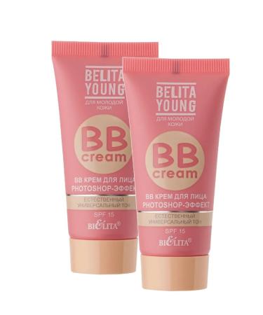 Belarusian cosmetics BB face cream Photoshop effect 30 ml 2 pcs - Buy Online on GoSupps.com