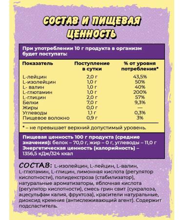 Big Bang VSAA BCAA with the taste of grapes 200 g - Buy Online on GoSupps.com