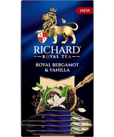 Richard Black tea "Royal bergamot & vanilla" 25 sshetes - Buy Online on GoSupps.com