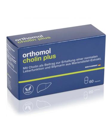 Orthomol Cholin Plus 60 capsules - Buy Online on GoSupps.com