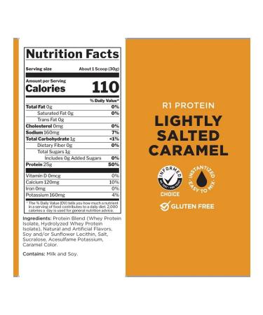 Rule 1 Protein R1 Protein 2280 g - weak -salt caramel - Buy Online on GoSupps.com