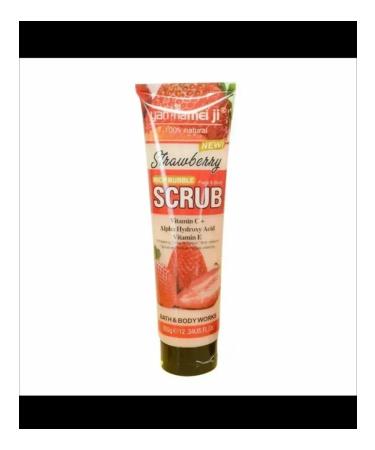 MS Beauty Face and body scrub with shea oil - strawberries