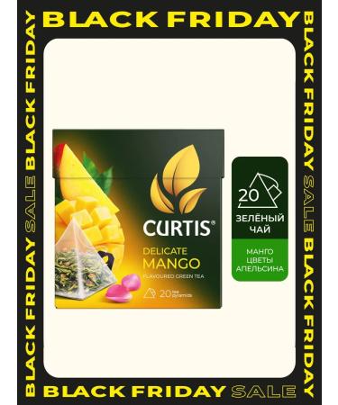 Curtis Green tea "Delicate mango" 20 pyramids