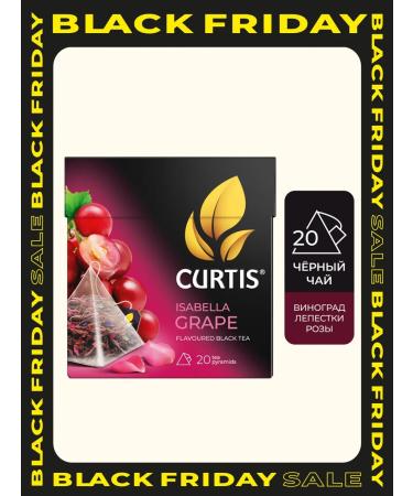 Curtis Black tea "ISabella Graph" 20 pyramids