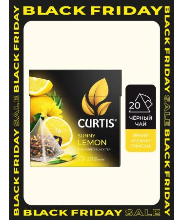 Curtis Black tea "Sunny Lemon" 20 pyramids