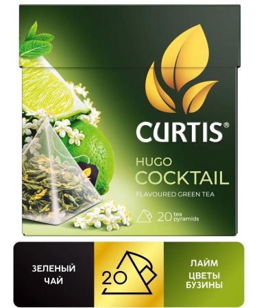 Curtis Green tea "Hugo Cocktail" 20 pyramids - Buy Online on GoSupps.com