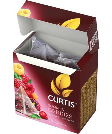 CURTIS Herbal tea "Summer berries" 20 pyramids - Buy Online on GoSupps.com