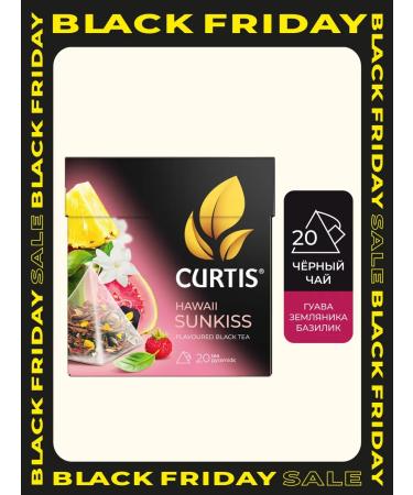 CURTIS Black tea "Hawai Sunkiss" 20 pyramids