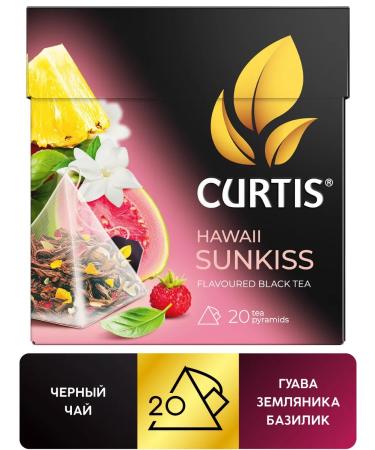 CURTIS Black tea "Hawai Sunkiss" 20 pyramids - Buy Online on GoSupps.com