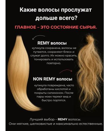 SLAVIC HAIR Company Natural hair for extensions on capsules 60 cm 125 pcs - Buy Online on GoSupps.com