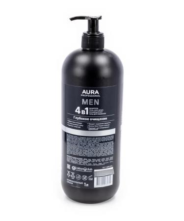 Aura Hair shampoo men's Professional with taurin 1l - Buy Online on GoSupps.com