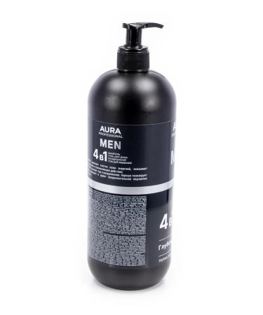 Aura Hair shampoo men's Professional with taurin 1l - Buy Online on GoSupps.com
