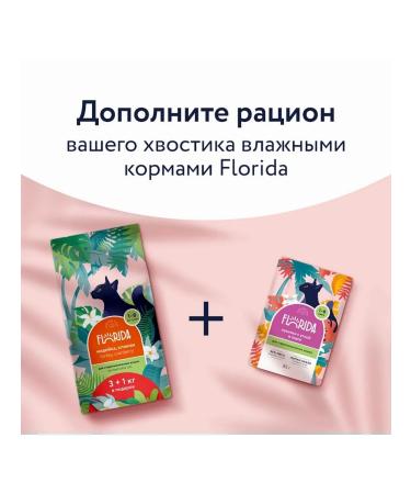 FLORIDA Dry food for sterilized cats 4 kg - Buy Online on GoSupps.com