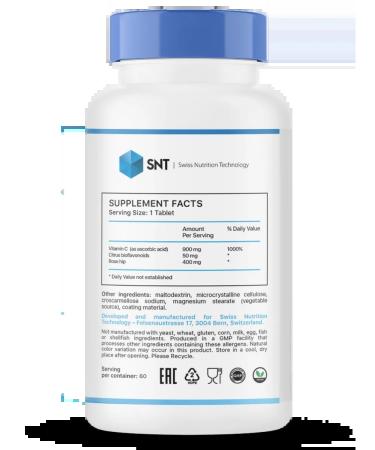 Vitamin C Vitamin C 900 Mg 60 Tab - Buy Online on GoSupps.com