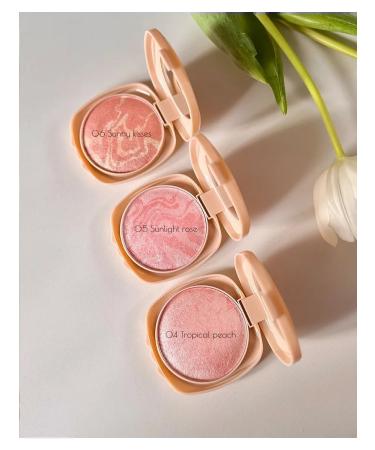 Belita Shining blush Beauty Skin tone 04 Tropical Peach - Buy Online on GoSupps.com