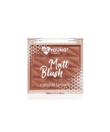 BeYoung Facial blush Matt Blush Natural Brown - Buy Online on GoSupps.com