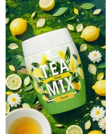 TEAMIX Tea drink soluble tea mix green lemon 300g - Buy Online on GoSupps.com