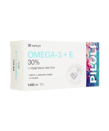 Piluli omega 3 35% with vitamin E Care for heart and vessels