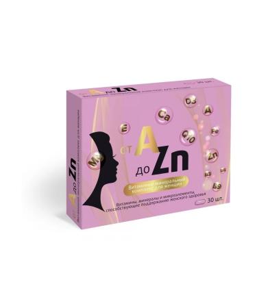 Vitamin complex A-Zn tablets for women 30 pcs