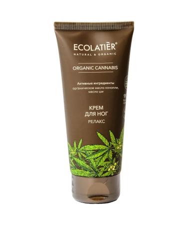 ECOLATIER Foot Cream Relax Series Organic Cannabis 100 ml