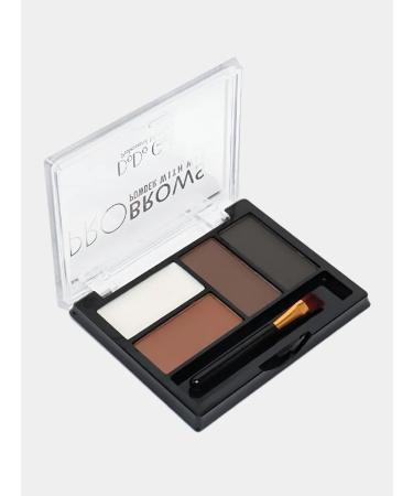 DS cosmetics Professional palette of shadows for eyebrow makeup 3 pieces - Buy Online on GoSupps.com